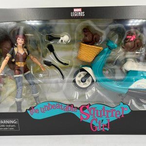 Marvel Legends Series The Unbeatable Squirrel Girl 6" Figure with Scooter